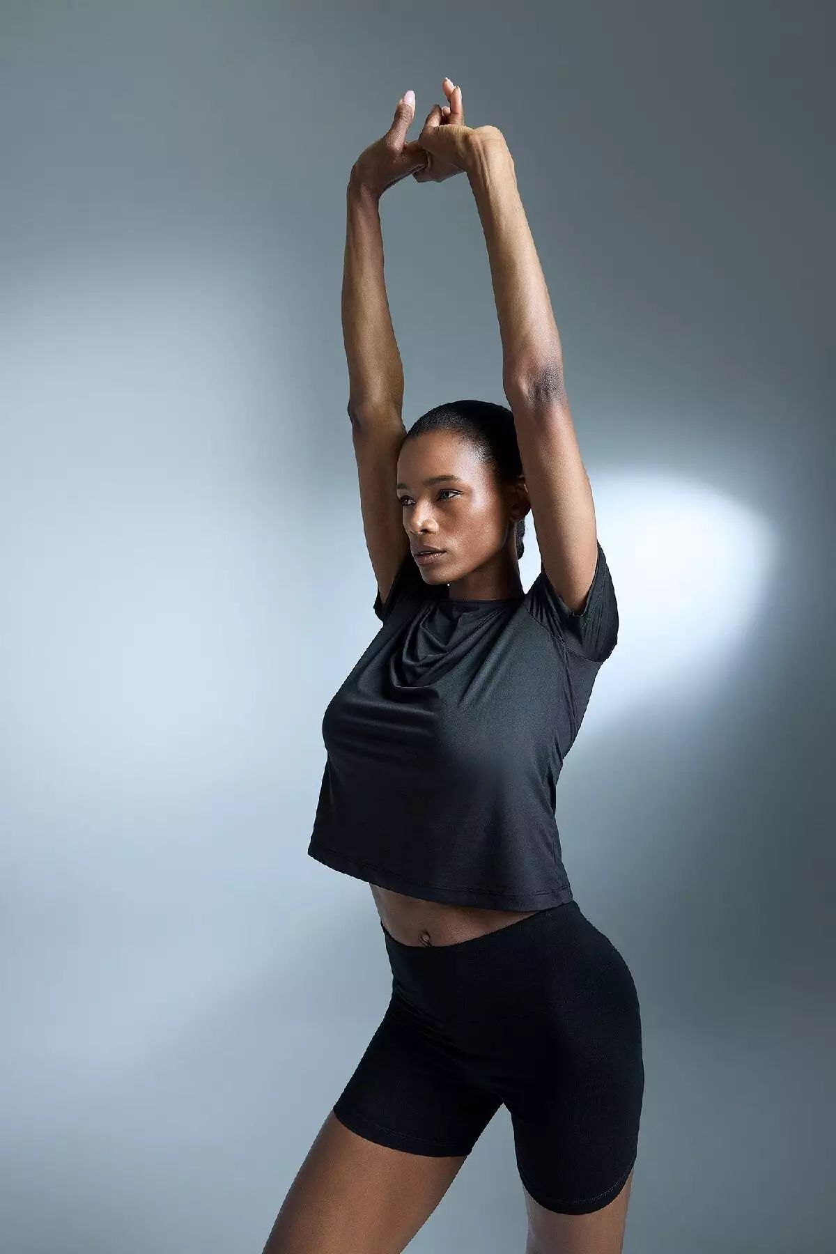 Fit Standard Fit Crew Neck Sportsman Basic Plain Short Sleeve Black T-Shirt D2296Ax25Sp