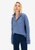 Trendyol blue High Neck Button Detail Ribbed Sweater 07E82AA941E951GS_1
