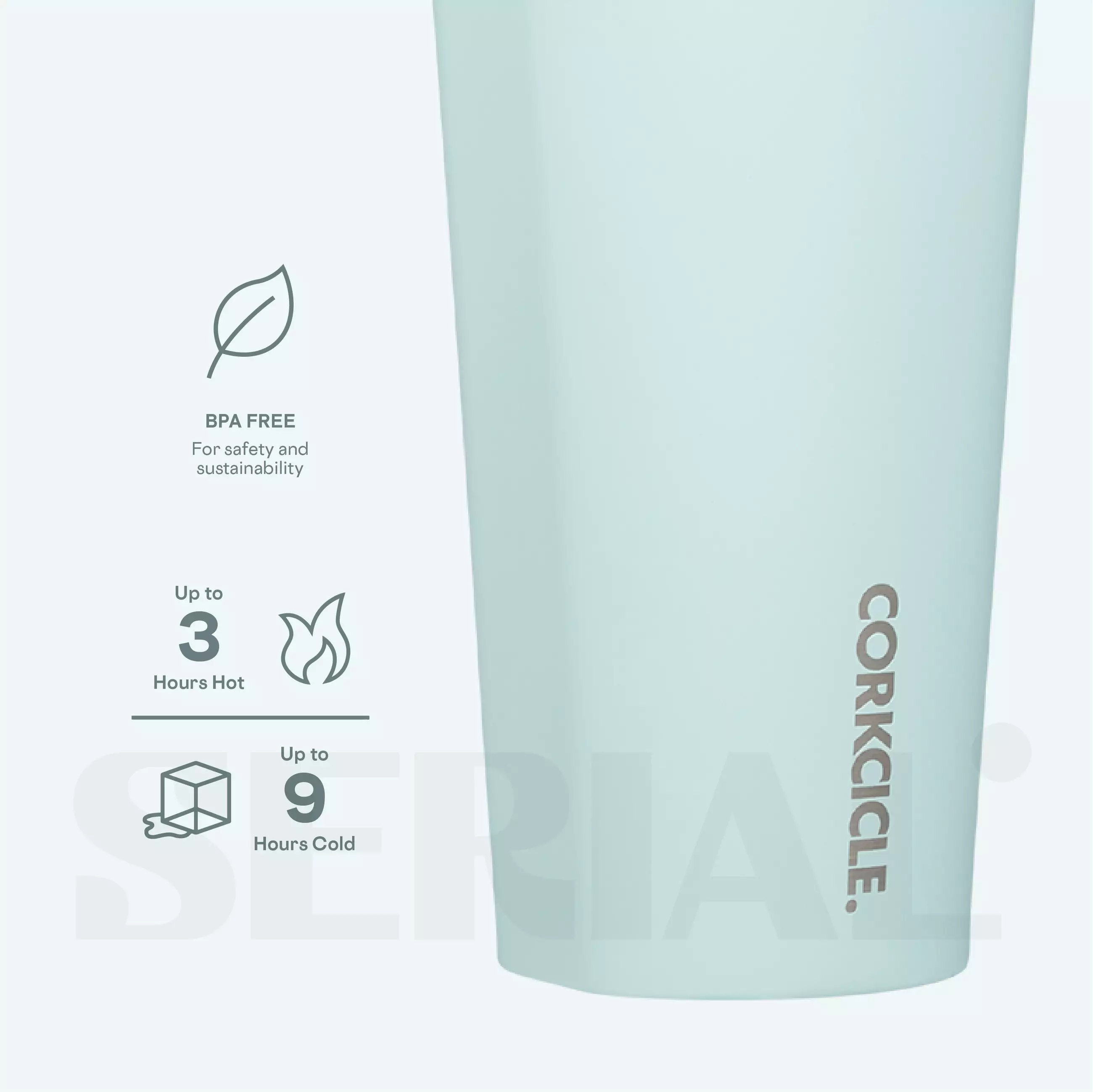 Tumbler 16oz - Classic Powder Blue