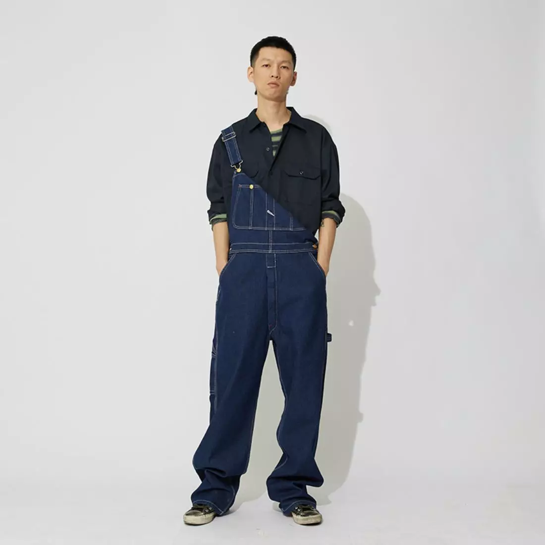 Dickies denim overall dress hotsell