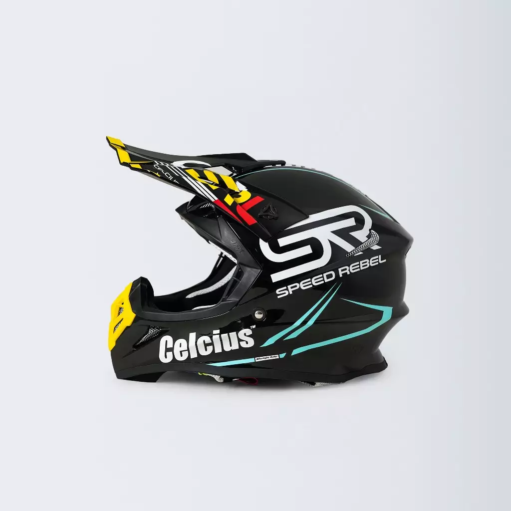 CELCIUS Speed Rebel Full Face Helmet L03000685C Hitam