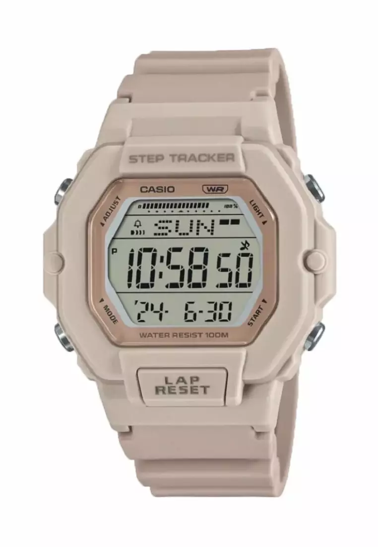 Jual CASIO Casio Digital Jam Tangan Wanita Strap Karet Pink LWS2200H4A Original Original 2024
