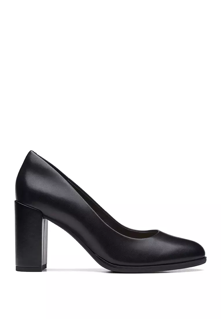 Discount on Clarks  shoes - SKU: Freva85 Court Black