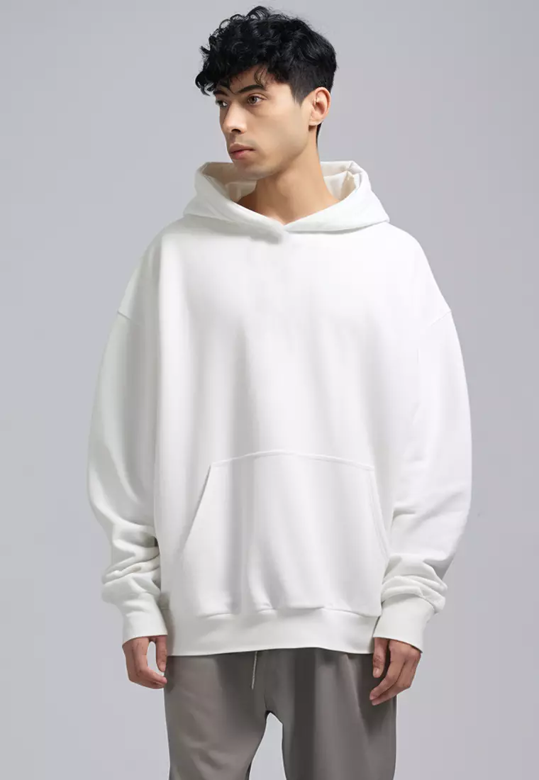 MOB14 Hoodie Oversize ScubaLux "your growth is limitless" putih