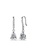 Her Jewellery white and silver Dew Drop Earrings (White) -  Made with premium grade crystals from Austria HE210AC30HIBSG_1