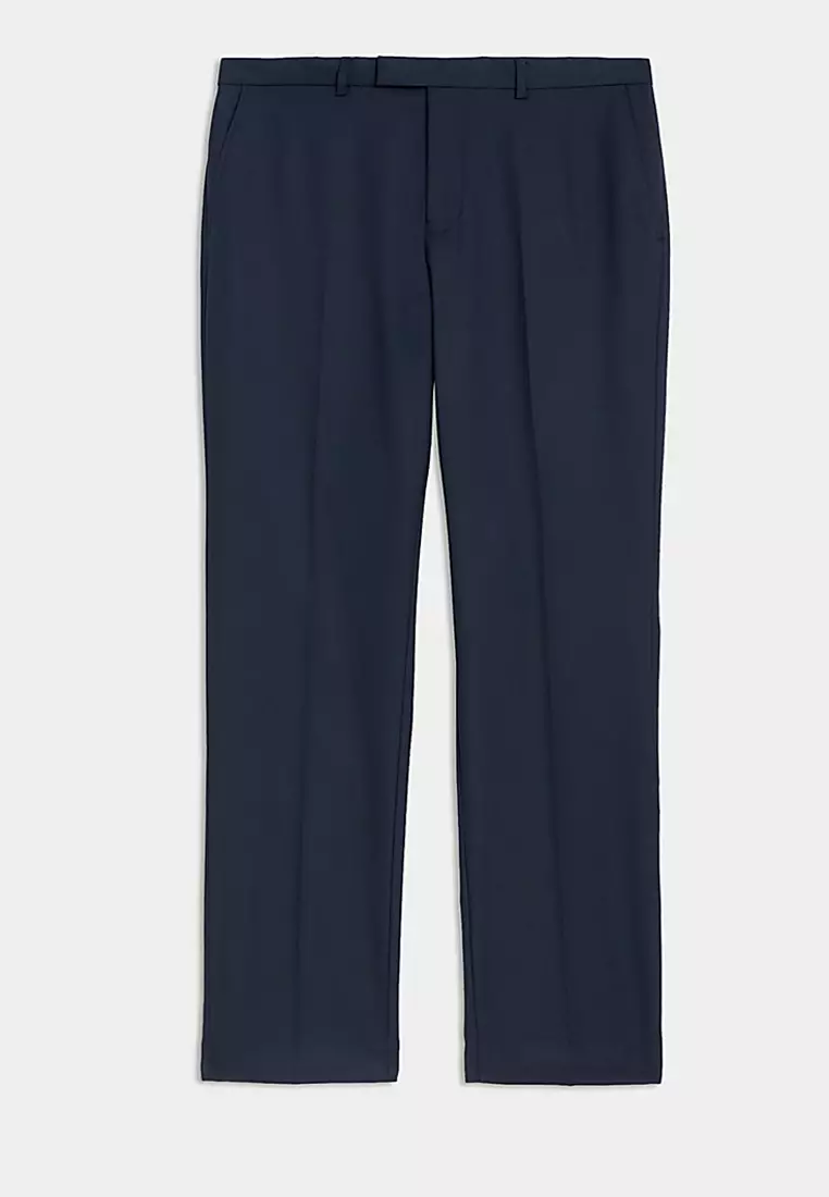 Regular Fit Stretch Suit Trousers