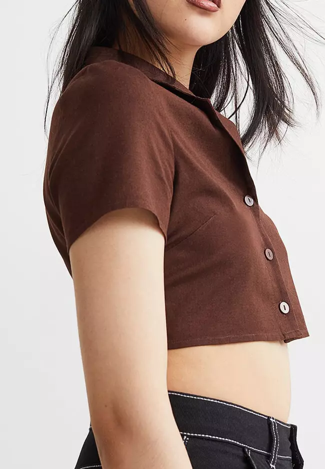 Cropped shirts outlet h&m