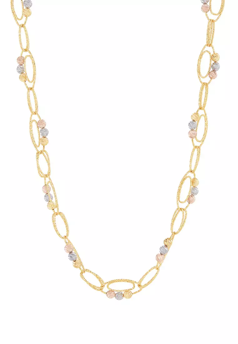 White and yellow gold on sale chain