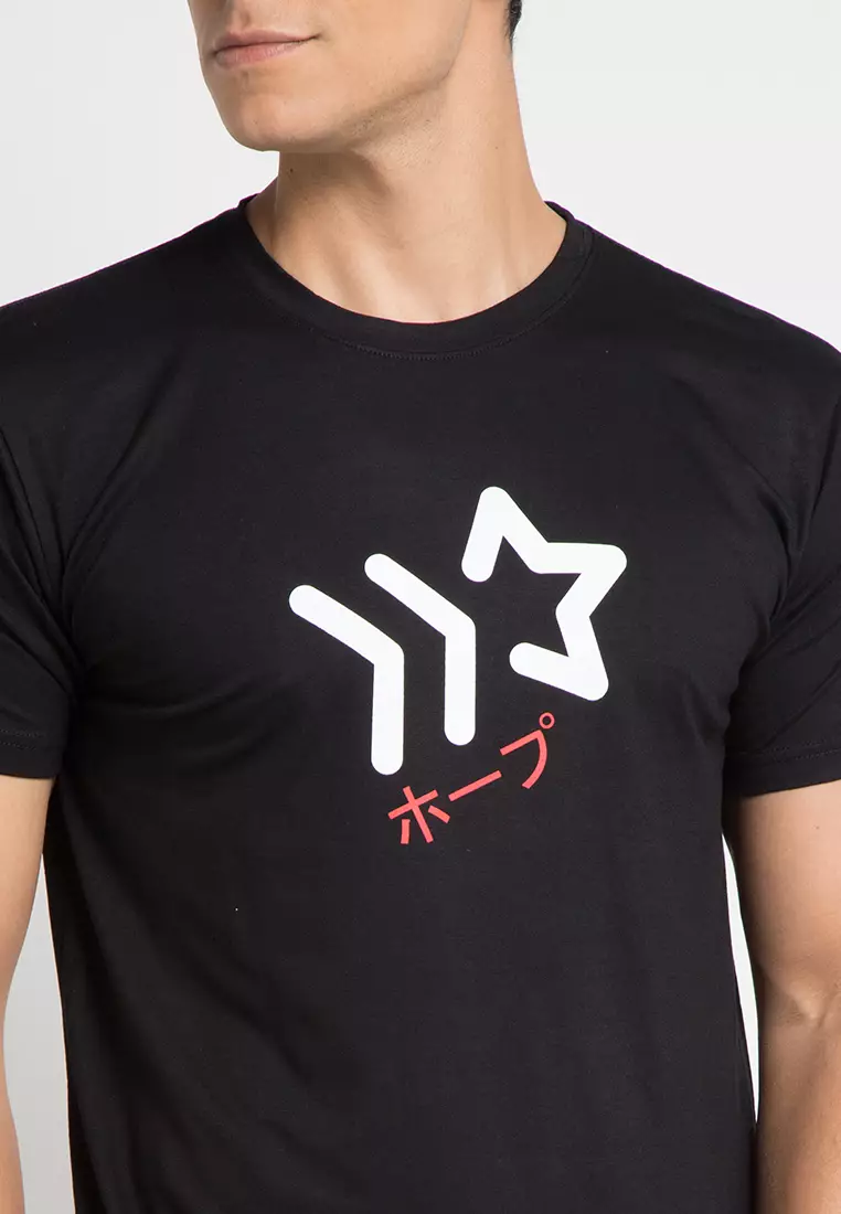 NT233F anti kusut nade star wh-rd blk