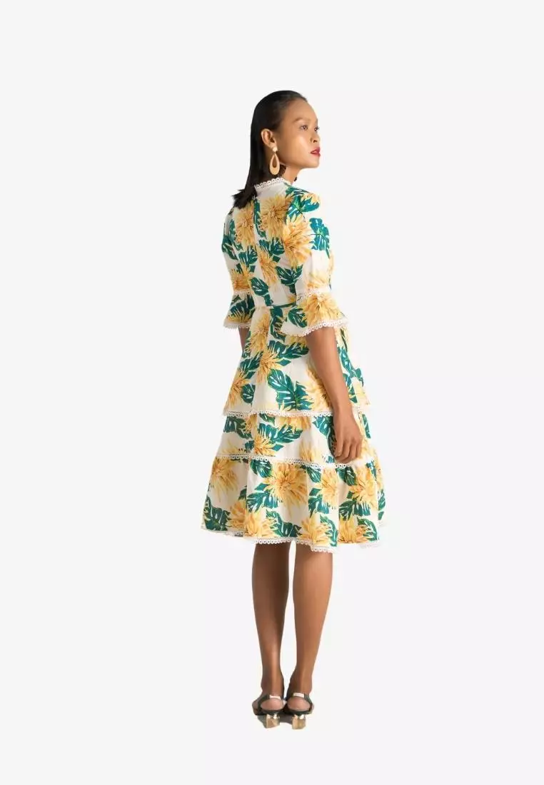New Linen New Horizon Midi Linen Dress