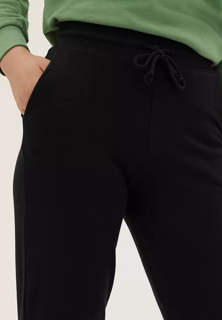 Jual Marks & Spencer The Cotton Rich Cuffed Joggers Original 2024