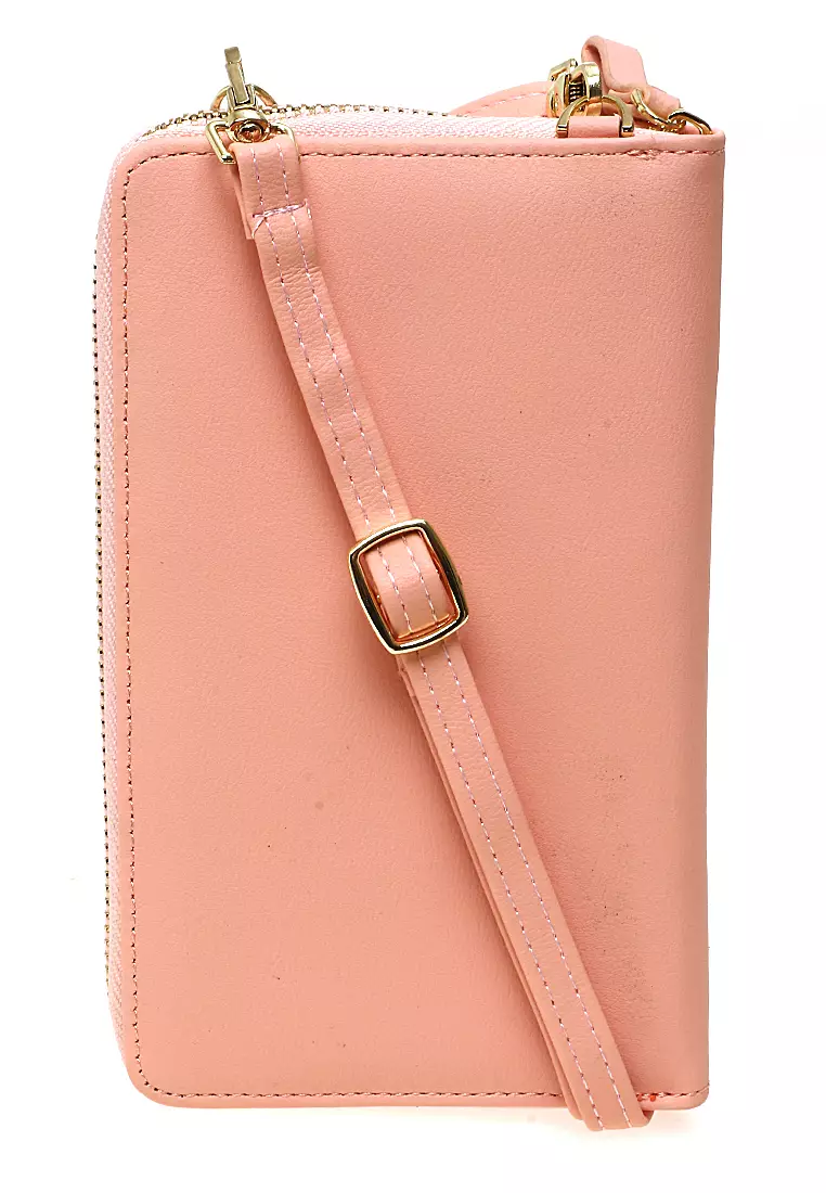 Tas Selempang Wanita Dompet Multifungsi Many Slot Material Kulit Leather ORIGINAL