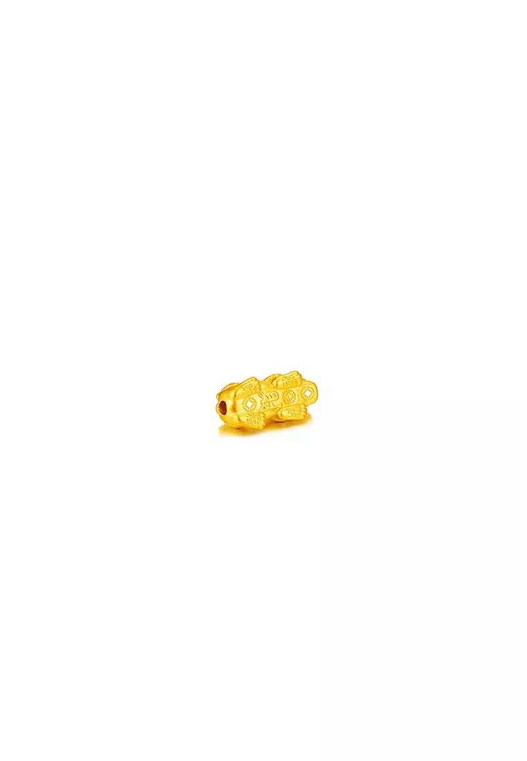 THE Mix Collection 999.9/24K Pure Gold Mini Pixiu Agate Bracelet Set AGB-PX0.20G