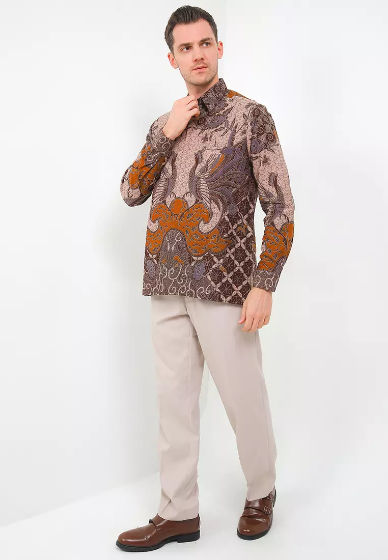 Batik Talenta Exclusive Lengan Panjng Dobby Bungga Putri