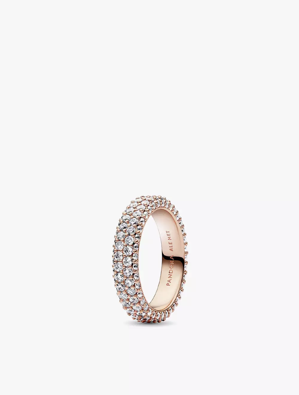 Jual PANDORA 14k Rose GoldPlated Ring with Clear Cubic Zirconia 54