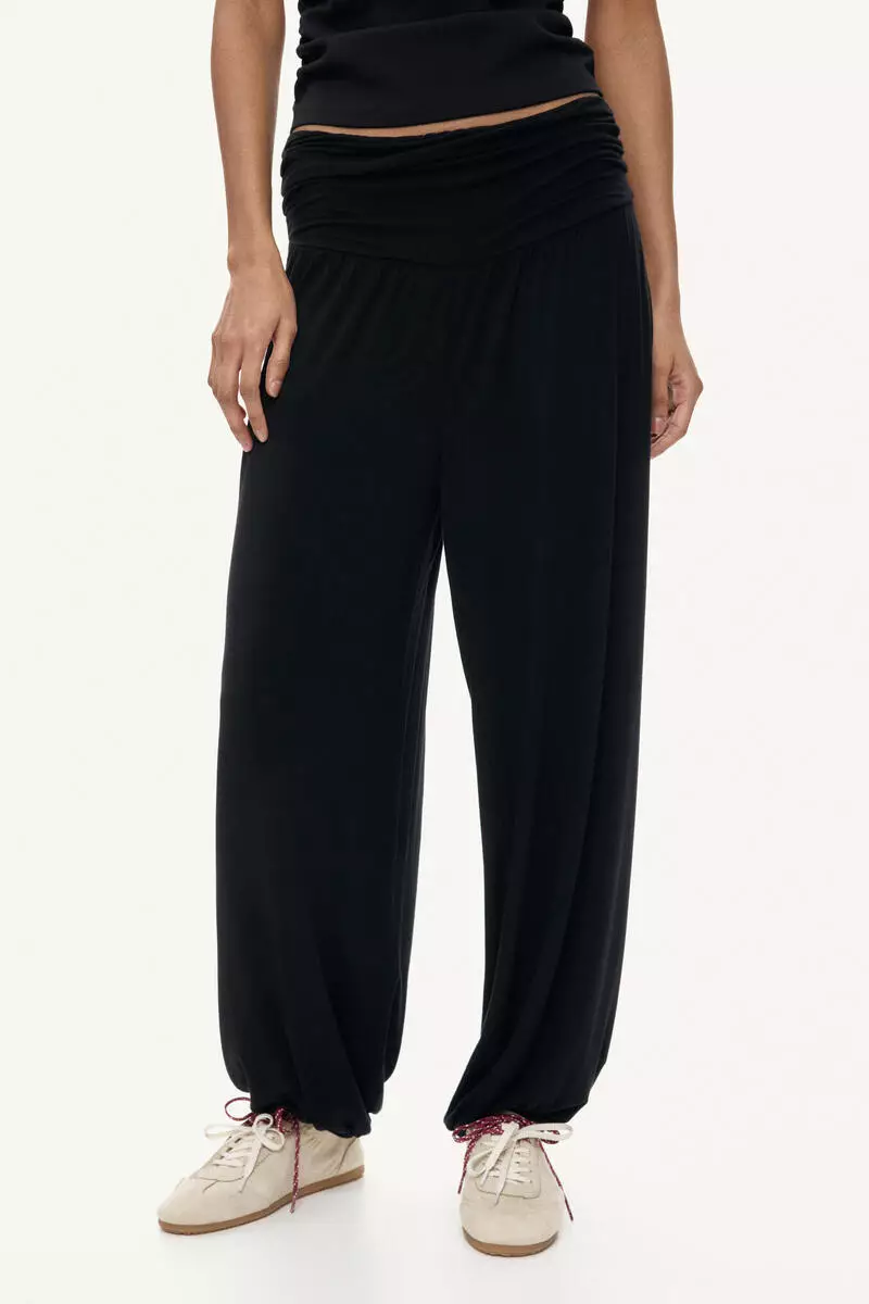 Viscose balloon trousers