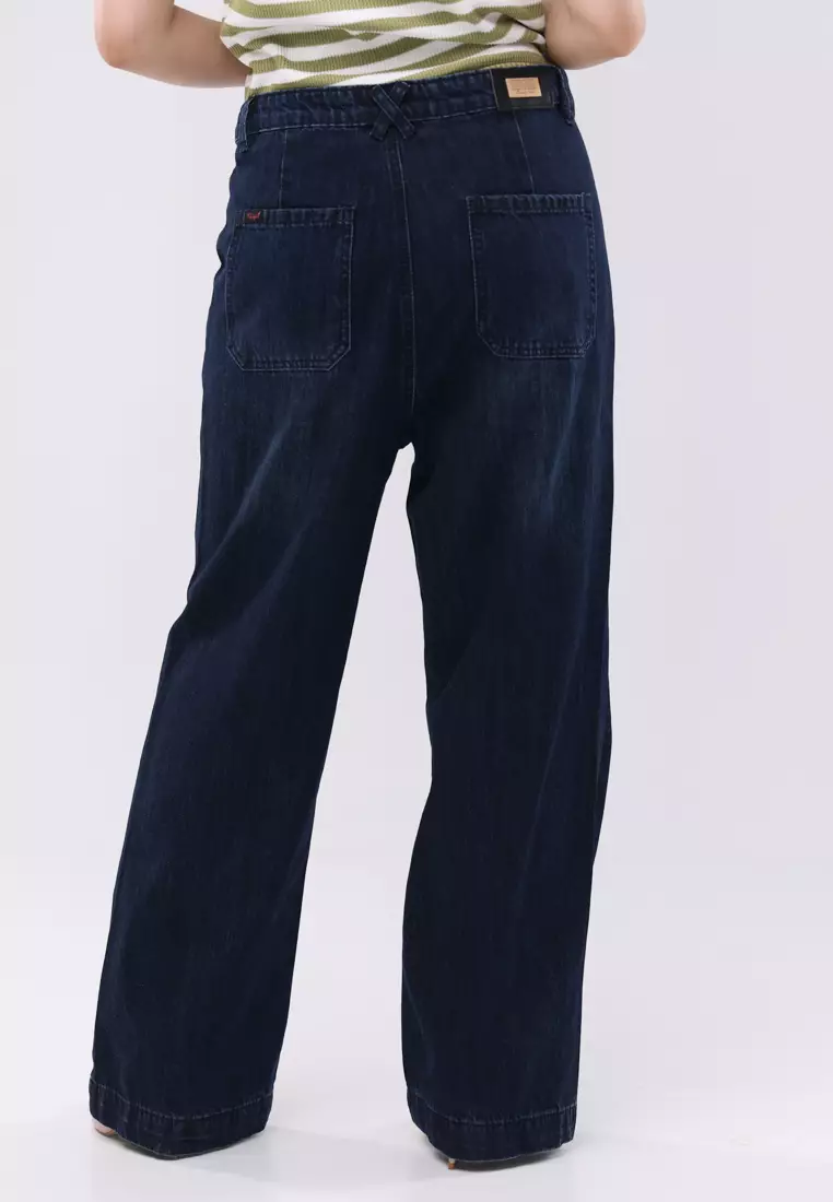 Denim Wide Leg Pants Ladies