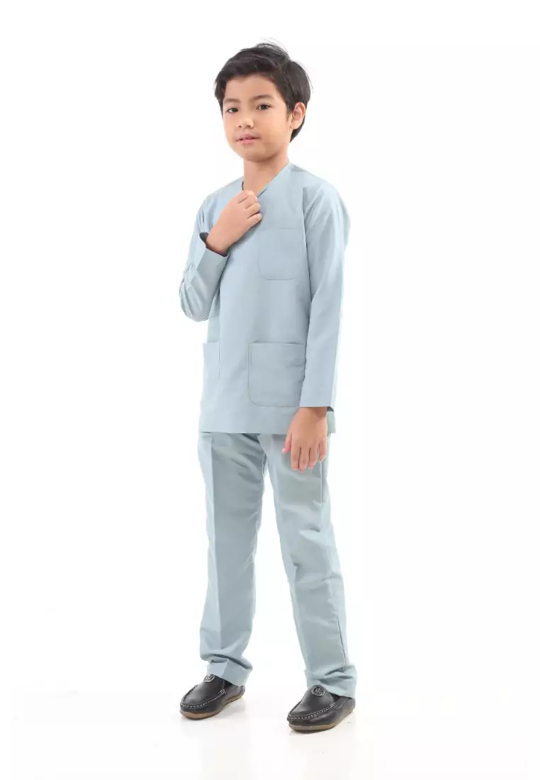 Baju Melayu Moden Teluk Belanga For Kids