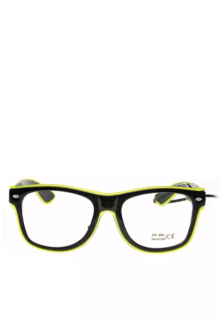 Mackenzie Kacamata DJ Glow LED EV400 Pria & Wanita Frame Glowing ORIGINAL