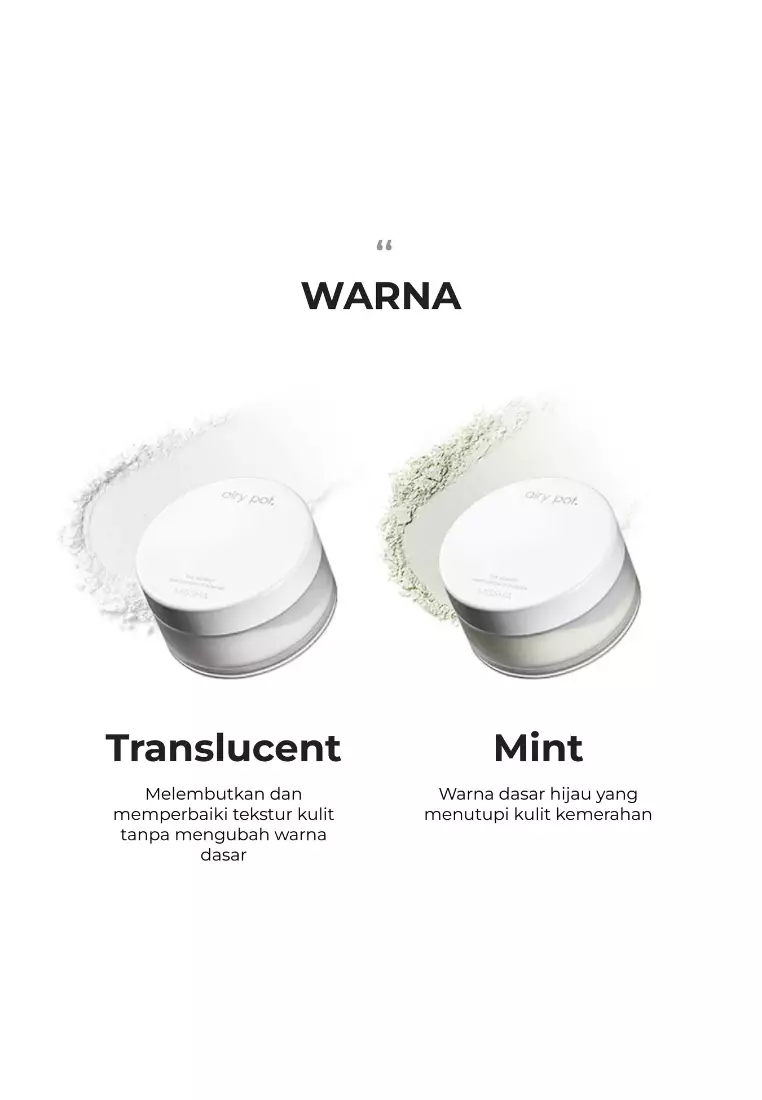 MISSHA Airy Pot Powder Translucent - loose powder