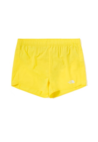 The North Face yellow The North Face Women Active Trail Run Short 01BCCAAE5BA0F9GS_1