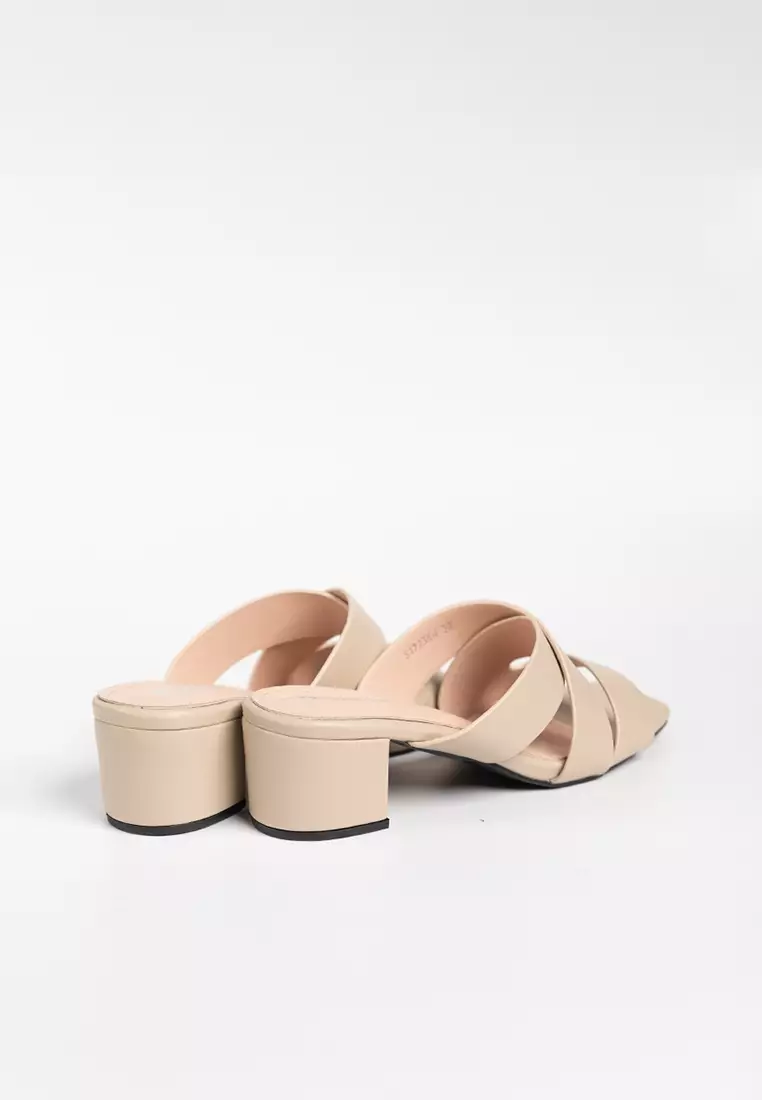 Jessica Mid Heel Mules