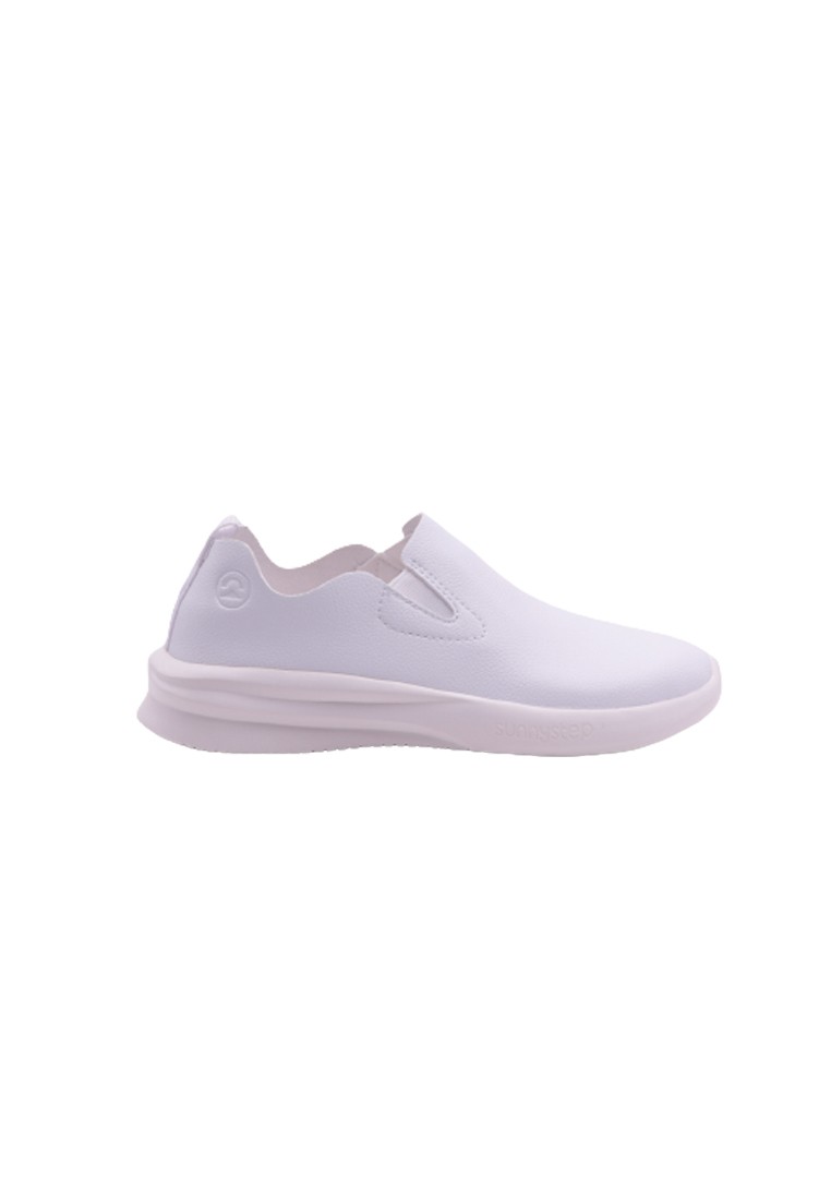 Sunnystep - Balance Walker - Slip-ons in White - Most Comfortable Walking Shoes