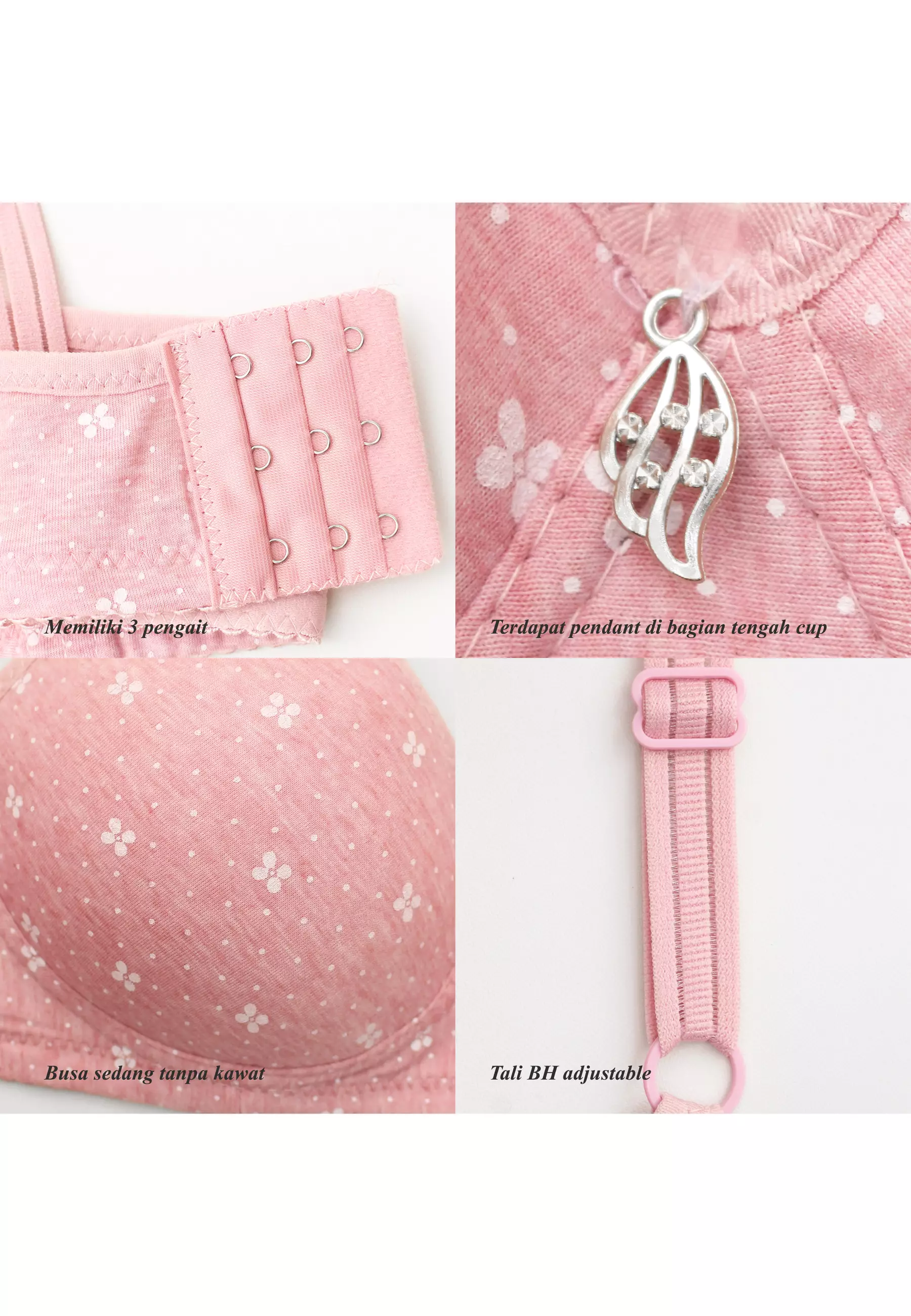 You’ve ( YouHave ) BH Wanita Bra Wanita Busa Tipis Tanpa Kawat 100096