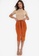 Plains & Prints orange Pagdiriwang Kampana Skirt 5A70BAA5C75246GS_4