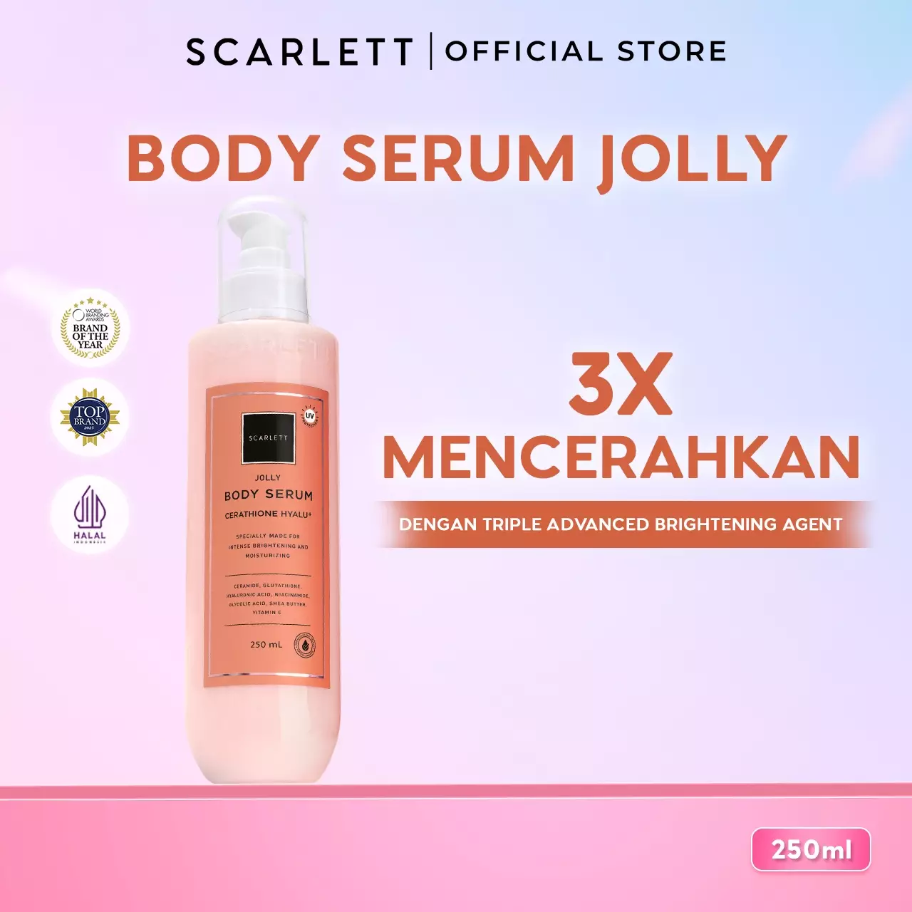 Scarlett Whitening Body Serum Jolly