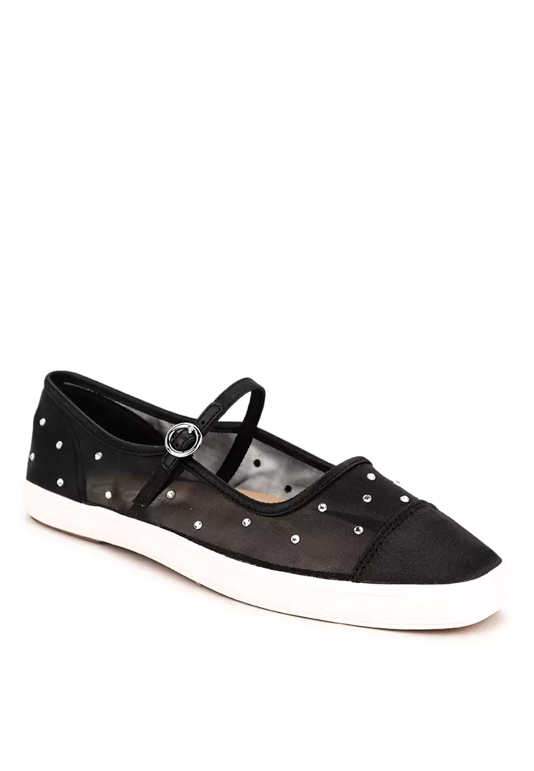 Discount on Keds  shoes - SKU: Keds Square Toe Mary Jane Sheer Mesh Jewels Shoes