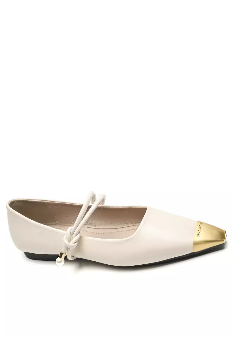 Discount on Twenty Eight Shoes  shoes - SKU: Pearl Strap Microfiber Leather Mary Jane Shoes WW1688-5