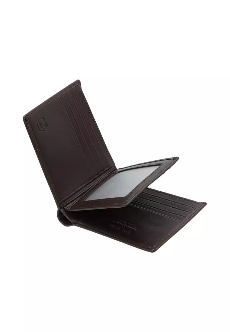 Valentino Rudy Italy Men's Leather RFID Tri-Fold Short Wallet 0467023-630