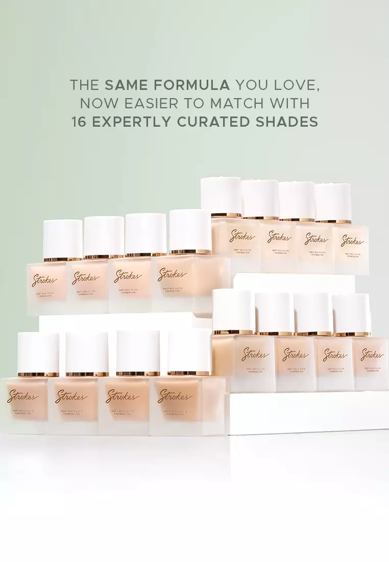 Soft Veil Filter Foundation in Deep Warm [Oil-Free Soft Matte Liquid Foundation]