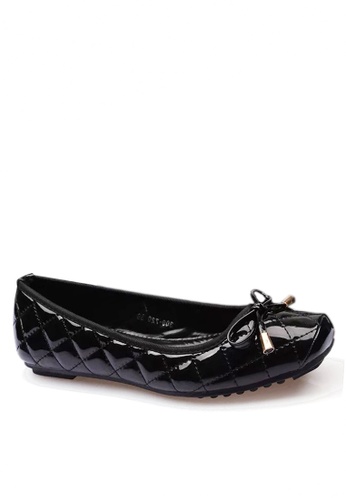 Twenty Eight Shoes black Comfort Rhombic Stitching Ballerinas  VL309720 F6DB7SH58D0E1BGS_1