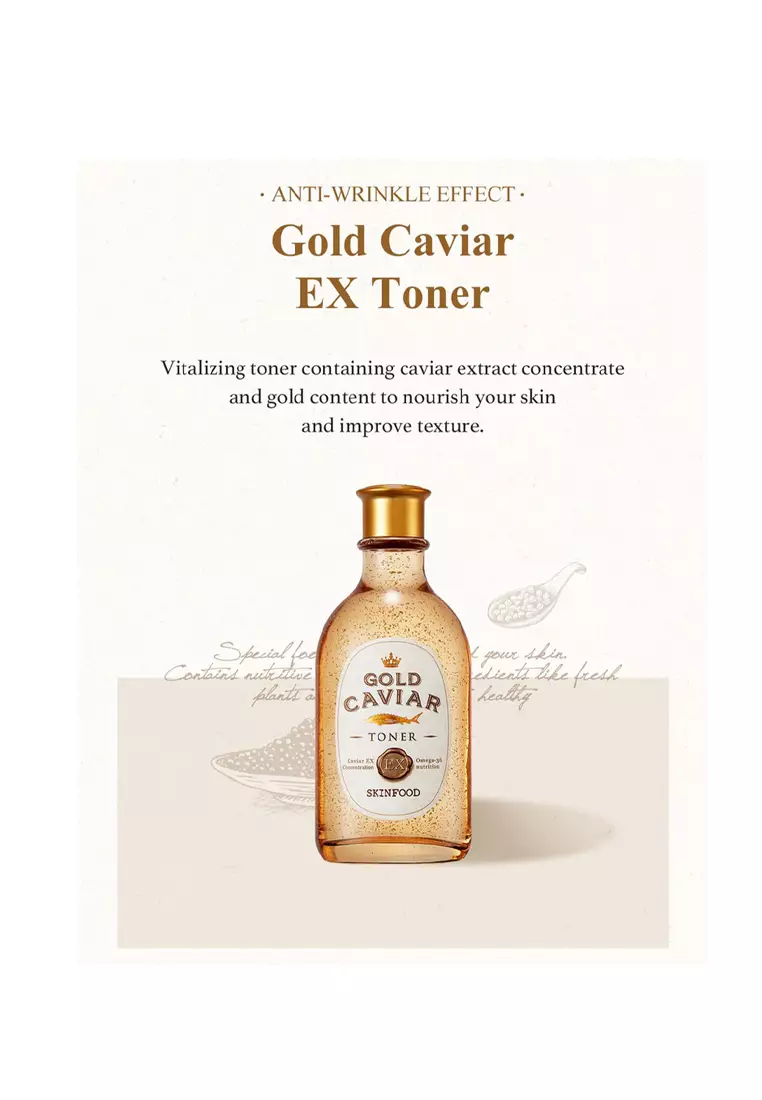 [Exclusive Bundle Set A] - Gold Caviar EX Anti Aging, Firming & Nourishing (2Pcs)