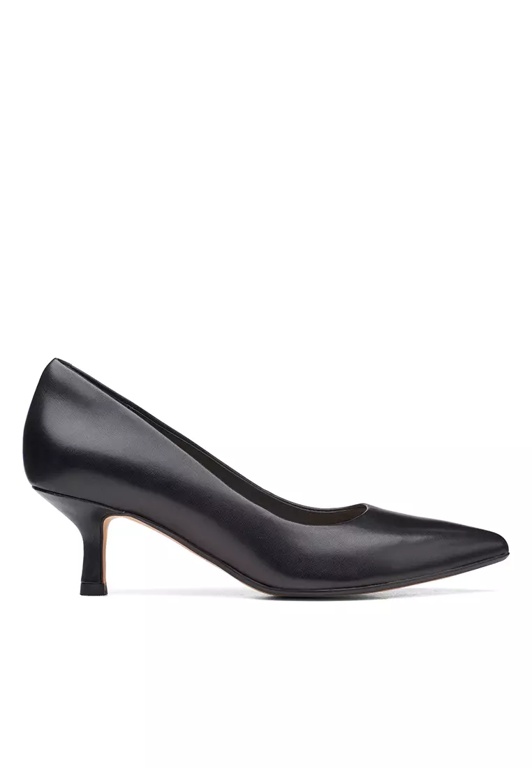 Buy Clarks Violet55 Rae Court Shoes Black 2024 Online ZALORA