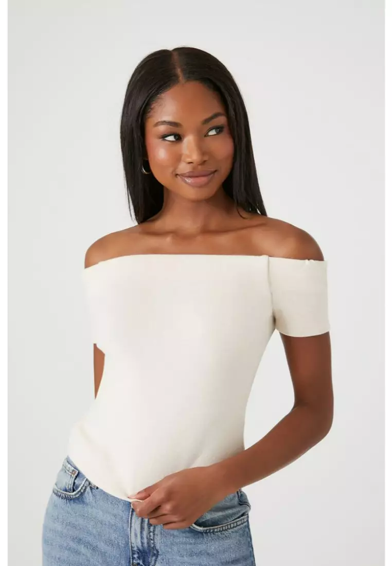 Forever 21 white off the shoulder top 2025