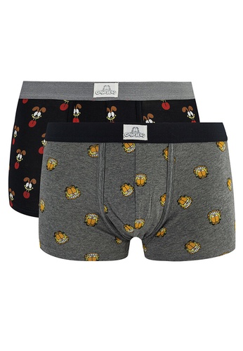 Springfield grey 2-Pack Garfield Boxers C7248US05494E1GS_1