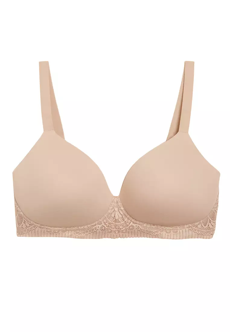M&S DD+ SUPERLIGHT SOFT CUP SMOOTHING BACK UNDERWIRED FULL CUP T-SHIRT BRA  34G