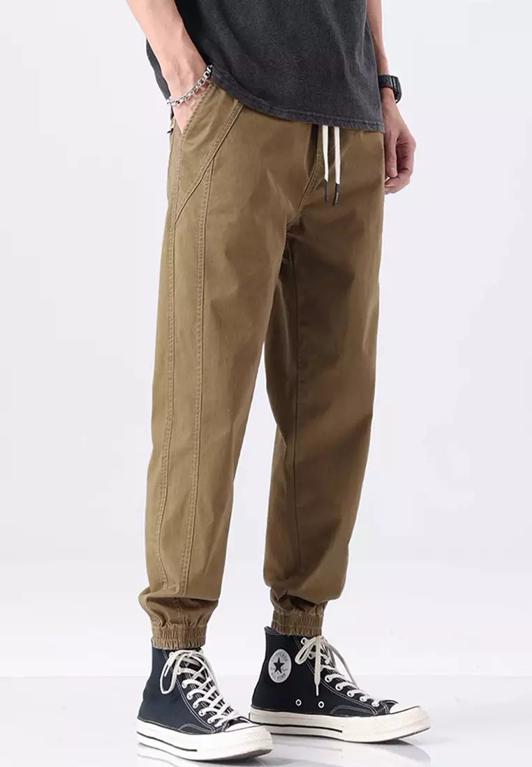 Drawstring Casual Jogger Pants