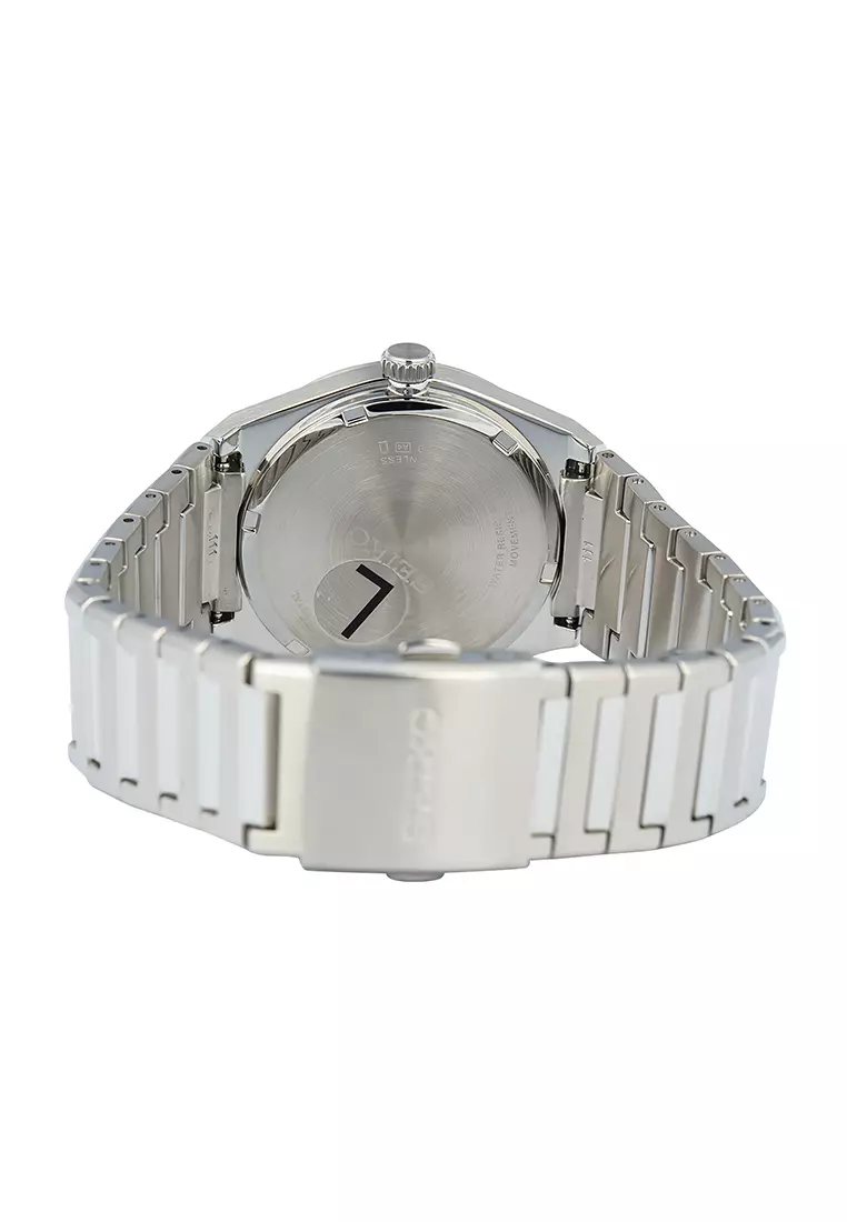 Jam Tangan Pria Seiko Classic SUR557P1 Black Dial Stainless Steel