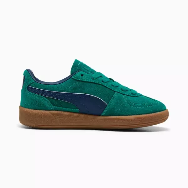 PUMA Palermo Jr 39727135 - Sepatu Anak (Hijau)