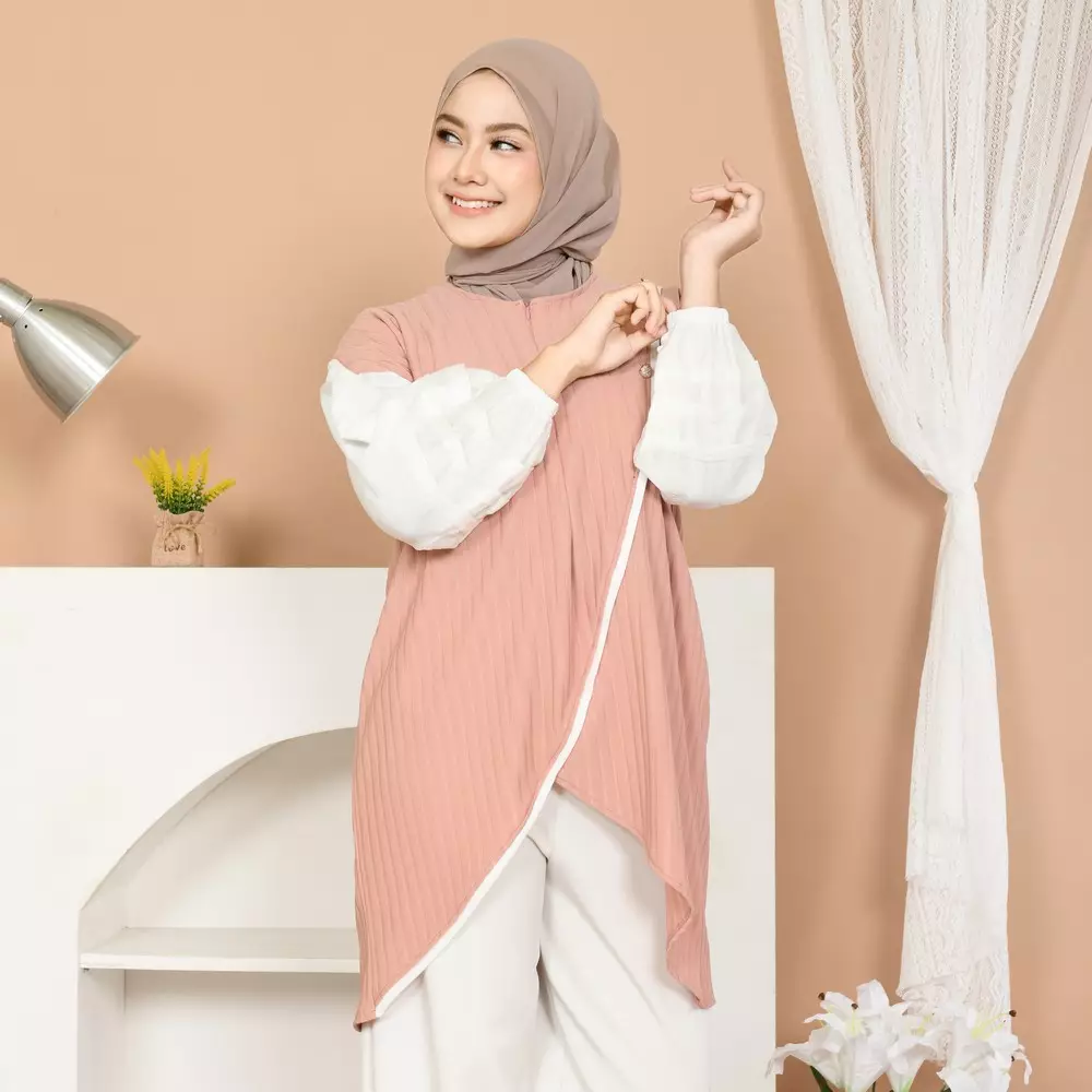 Salsa Tunic Knit - Dusty Pink M19534 R7S4