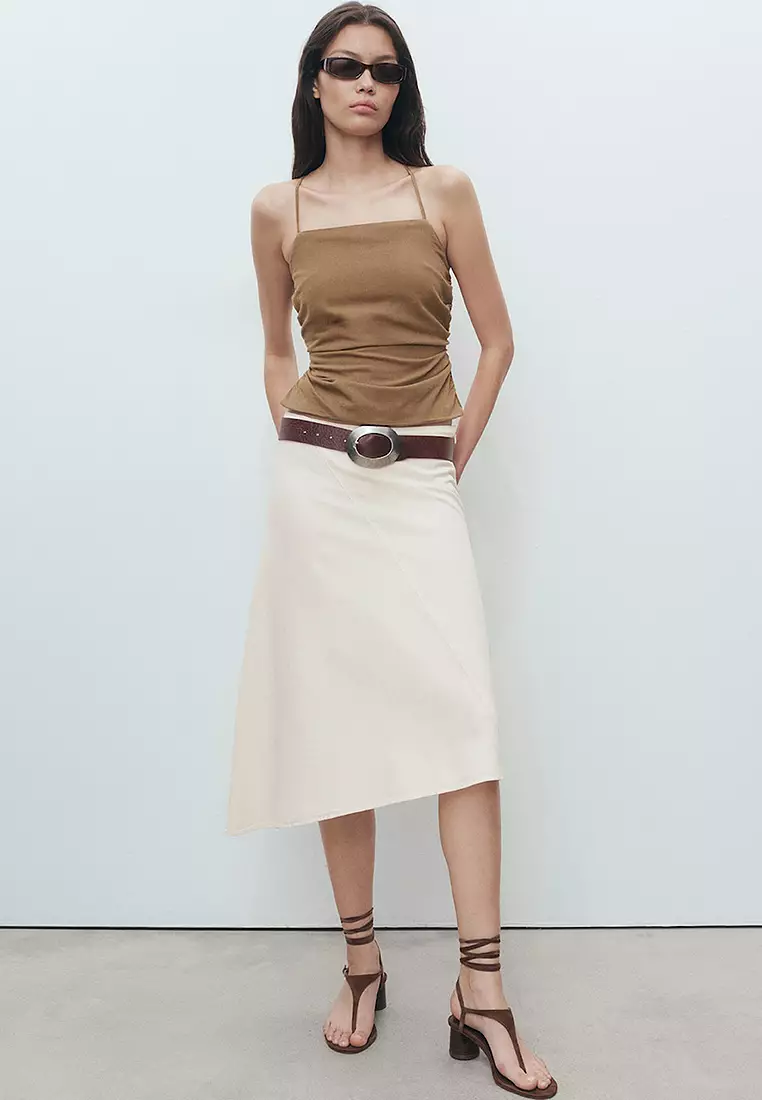 Asymmetrical Midi-Skirt