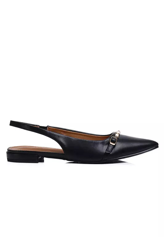 Clara Pointed Toe Ballerina & Flats