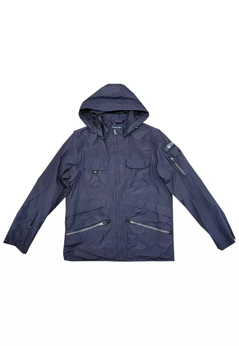 Travel jacket with outlet zip off sleeves