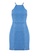 ZALORA BASICS blue Halter Neck Denim Slip Dress C4AC0AAC3782FAGS_5