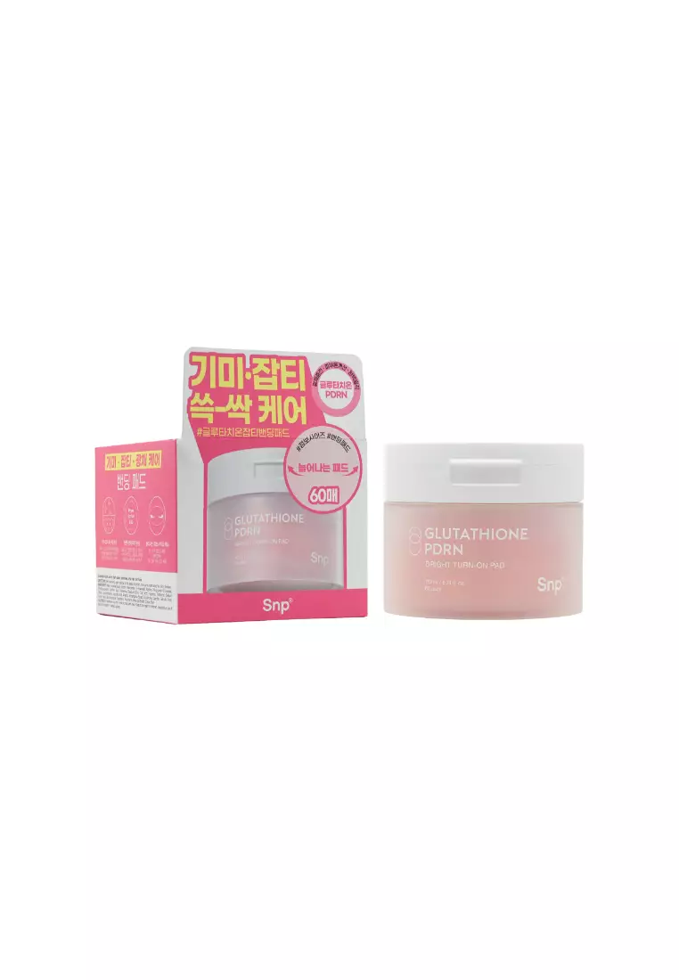 glutathione lotion benefits Buy SNP SNP Glutathione PDRN Bright Turn-On Pad (60pcs) 2026 Online