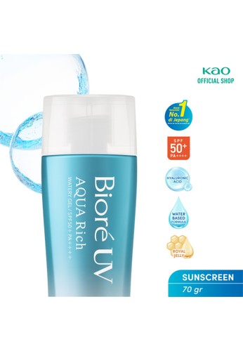 Jual Biore Biore Uv Aqua Rich Watery Gel 90ml Original Zalora Indonesia